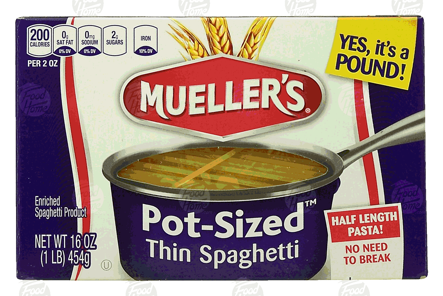 Mueller's Pot-Sized thin spaghetti pasta Full-Size Picture
